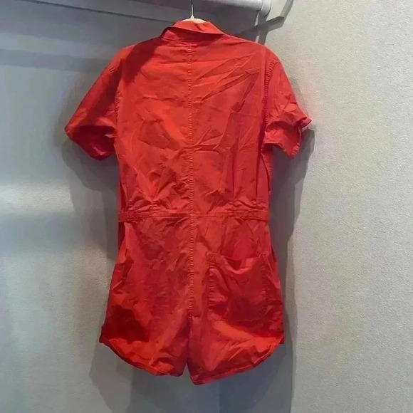Women’s Pistola Orange Romper Size: Large - Picture 3 of 3